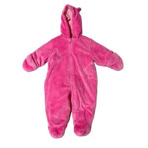 Okie-Dokie Baby Girl Pink Teddy Bear Outfit Size 6-9 Months